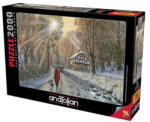 Anatolian 2000 db-os puzzle - Winter Woodland (3954) (3954)