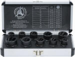 BGS technic 9-20210 3/8"-os csavarkiszedő és kerékőr leszedő készlet sérült fejű csavarokhoz, 9-19 mm, 10 részes (9-20210) - praktikuskft