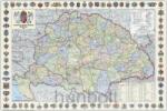  A Magyar Szent korona országai (1: 1 600 000), 70x50 cm (B/2) íves