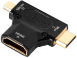 AudioQuest T-alakú HDMI átalakító (A mama - C/D papa)