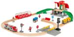  Set trenulet cu gara BRIO Trenulet