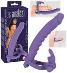 You2Toys Stimulent Anal Cu Vibratii Silicone Strap-on, Mov, 17 Cm