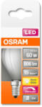 OSRAM Superstar dimmelhető LED kisgömb, matt üveg búra, 6, 5W 806lm 2700K E14, átlagos élettartam: 15000 óra, fényszín: meleg fehér LED SST CL P DIM 60 GL FR 6.5W 2700K E14 ( 4058075447837 ) (4058075447837)