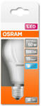  OSRAM Star LED körte, matt búra, 8, 5W 806lm 4000K E27, átlagos élettartam: 15000 óra, fényszín: hideg fehér LED ST CL A 60 FR 8.5W 4000K E27 ( 4058075430693 ) (4058075430693)
