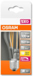 OSRAM Superstar dimmelhető LED körte, átlátszó üveg búra, 12W 1521lm 2700K E27, átlagos élettartam: 15000 óra, fényszín: meleg fehér LED SST CL A DIM 100 FIL 12W 2700K E27 ( 4058075245907 ) (4058075245907)