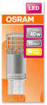  OSRAM Star 230V LED kapszula, átlátszó búra, 3, 8W 470lm 2700K G9, átlagos élettartam: 15000 óra, fényszín: meleg fehér LED ST PIN 230V 40 CL 3.8W 2700K G9 ( 4058075432390 ) (4058075432390)