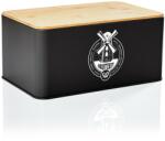 Klarstein Stigby 2 în 1, cutie pentru pâine cu tocător, tablă, bambus (BW-10147-002) (BW-10147-002)