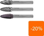 RUKO Freze Biax Forma F, Con de Brad, carbura de Wolfram (cb), 8.0 X 18.0 / 60.0 X 6.0 (RK.116031)