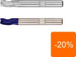 RUKO Freza HSS Co8, Tip N, din 327, Scurta, 3 Taisuri, HSS Tiain, R 3 / 6, L 5 / 49 (FR.2156XX0300)