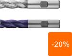 RUKO Freza HSS-E Co8, Tip N, din 844k, Scurta, 4 Taisuri, HSS-E , R 16 / 16, L 32 / 92 (FR.2169XX1600)