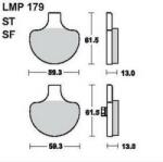 AP RACING fékbetét első HARLEY DAVIDSON FXLR 1340 Low Rider Cust