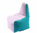 Pufrelax Пуф стол за деца 2-8 г. , 120л. Sunlounger Junior - Panama Pink Clouds, Водоустойчив, Перящ се калъф, Пълнеж от Полистиролни перли