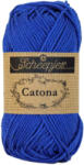 Scheepjes Catona 201 Electric Blue - élénk kék pamut fonal