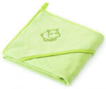  Kapucnis fürdőlepedő 80*80 cm - viziló zöld