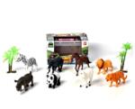 Magic Toys Afrikai állatok játékszett pálmafákkal (MKM611185) - innotechshop