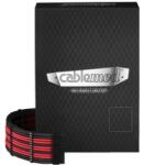 CableMod Set cabluri modulare CableMod PRO ModMesh C-Series AXi, HXi, RM (Yellow Label) - Black/Red, CM-PCSI-FKIT-NKKR-R