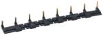 Lovato 8-pole Parallel Busbar - Black - For Sockets With Screw Terminals (hr5x9008)