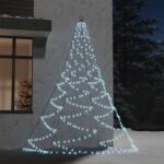 vidaXL hideg fehér beltéri kültéri 260 LED-es fali fa fém kampóval 3 m (328641)