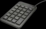 TRUST Xalas USB Numeric Keypad, neagra (TR-22221) - imashop