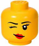 LEGO® Nagy kacsintós minifigura fej tároló (40321727)