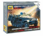 Zvezda Sd. Kfz. 251/1 Ausf. B Stuka zu Fuss 1: 100 makett harcjármű (6243) (6243)