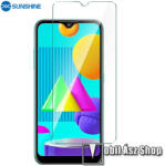 SUNSHINE Hydrogel TPU képernyővédő fólia - Ultra Clear, ÖNREGENERÁLÓ! - 1db, a teljes képernyőt védi - SAMSUNG Galaxy M01s (SM-M017F/DS)