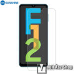 SUNSHINE Hydrogel TPU képernyővédő fólia - Ultra Clear, ÖNREGENERÁLÓ! - 1db, a teljes képernyőt védi - SAMSUNG Galaxy F12 (SM-F127) / Galaxy F02s (SM-E025F)