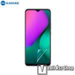 SUNSHINE Hydrogel TPU képernyővédő fólia - Ultra Clear, ÖNREGENERÁLÓ! - 1db, TOKBARÁT - Infinix Hot 10 Play