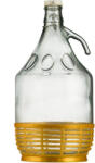  Demizson 5 Literes csatos üvegpalack + Műanyag alj pálinkás üveg - uvegpalack