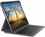 Logitech Slim Keyboard Folio Pro - безжична клавиатура, кейс и поставка за iPad Pro 12.9 M1 (2021), iPad Pro 12.9 (2020), iPad Pro 12.9 (2018) (черен)