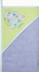 Womar Zaffiro Prosop de baie cu gluga imprimeu velur 80 x 80 cm Womar Zaffiro AN-OW-01 (AN-OW-01_Albastru/Verde) Prosop