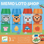DJECO Joc Djeco de memorie si asociere, Memo Loto Shop (DJ08537)