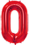 PartyDeco S. r. o 0. szám, fólia lufi, 86 cm, piros