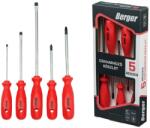 Berger csavarhúzó készlet 5r. SL+PH mágneses CrV (040302-0153) - szerszamplusz