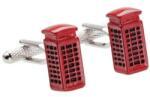 EVA´S Mandzsetta gombok piros telefonkabin London, Nagy Britannia (CSS134)