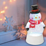 Somogyi Elektronic Karácsonyi lámpás - csillámos hóember (LTN18)