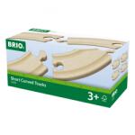 BRIO Rövid íves sín 4 db-os (33337)