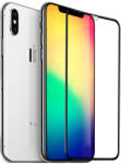 Apple Xs Max Üvegfólia - Slim 3D üvegfólia fekete kerettel - tokgalaxis