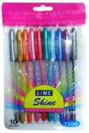 Linc Shine Glitter 10db-os vegyes színű zseléstoll (LNV3090) - tintasziget