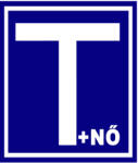  Mágneses T +nő (Tanuló vezető + nő) kék jelzés autóra