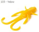 FishUp Baffi Fly Yellow 38mm 10db plasztik csali (4820194855936)