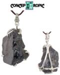  Pandantiv Safir Albastru Brazilia cu Argint 925 - 35x19x11 mm
