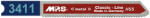 MPS Classic Line univerzális szúrófűrészlap fémre HSS 50/1, 2mm 3411-5db (U118A) (031103-0263) - szerszamplusz