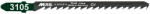 MPS Profi Line egybütykös szúrófűrészlap fára CV 75/4, 0mm 3105-5db (T244D) (031103-0181)