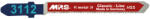 MPS Classic Line egybütykös szúrófűrészlap fémre HSS 50/1, 2mm 3112-2db (T218A) (031103-0218) - szerszamplusz