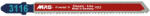 MPS Classic Line egybütykös szúrófűrészlap fémre/plexire HSS 75/2, 0mm 3116-5db (T101A) (031103-0243) - szerszamplusz