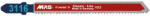 MPS Classic Line egybütykös szúrófűrészlap fémre/plexire HSS 75/2, 0mm 3116-5db (T101A) (031103-0243)