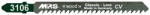 MPS Classic Line egybütykös szúrófűrészlap fára CV 75/3, 0mm 3106-5db (T111C) (031103-0160) - szerszamplusz