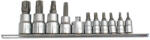Hans Tools 1/4"+3/8" furatos TORX bit-dugókulcsfej készlet 11r. TH10-TH60 56025-11 (040101-0257)