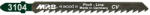 MPS Profi Line egybütykös szúrófűrészlap fára CV 75/4, 0mm 3104-100db (T144D) (031103-0173) - szerszamplusz